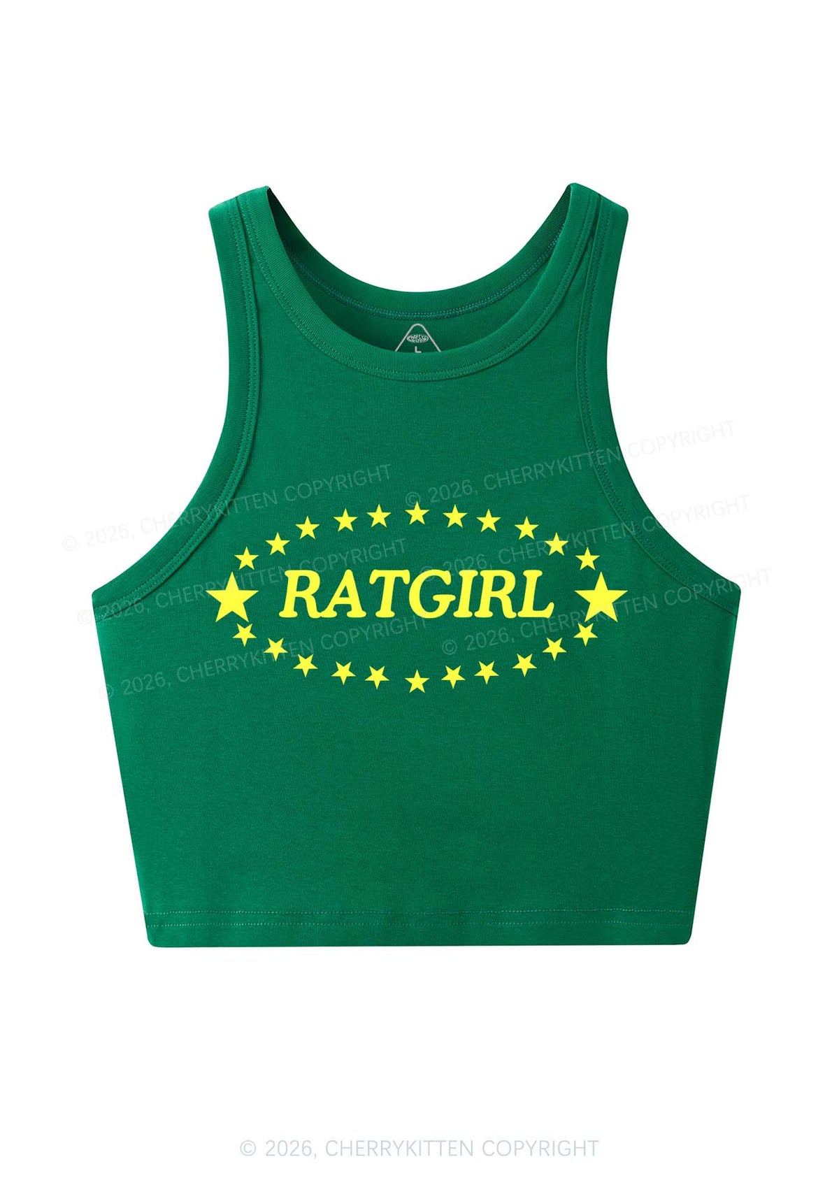 Ratgirl Star Y2K Crop Tank Top Cherrykitten