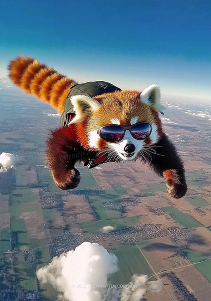 Flying Cool Raccoon Y2K Mesh Crop Top Cherrykitten