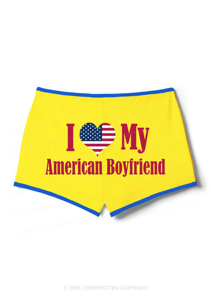 Custom Country Valentine's Day Y2K Booty Shorts Cherrykitten