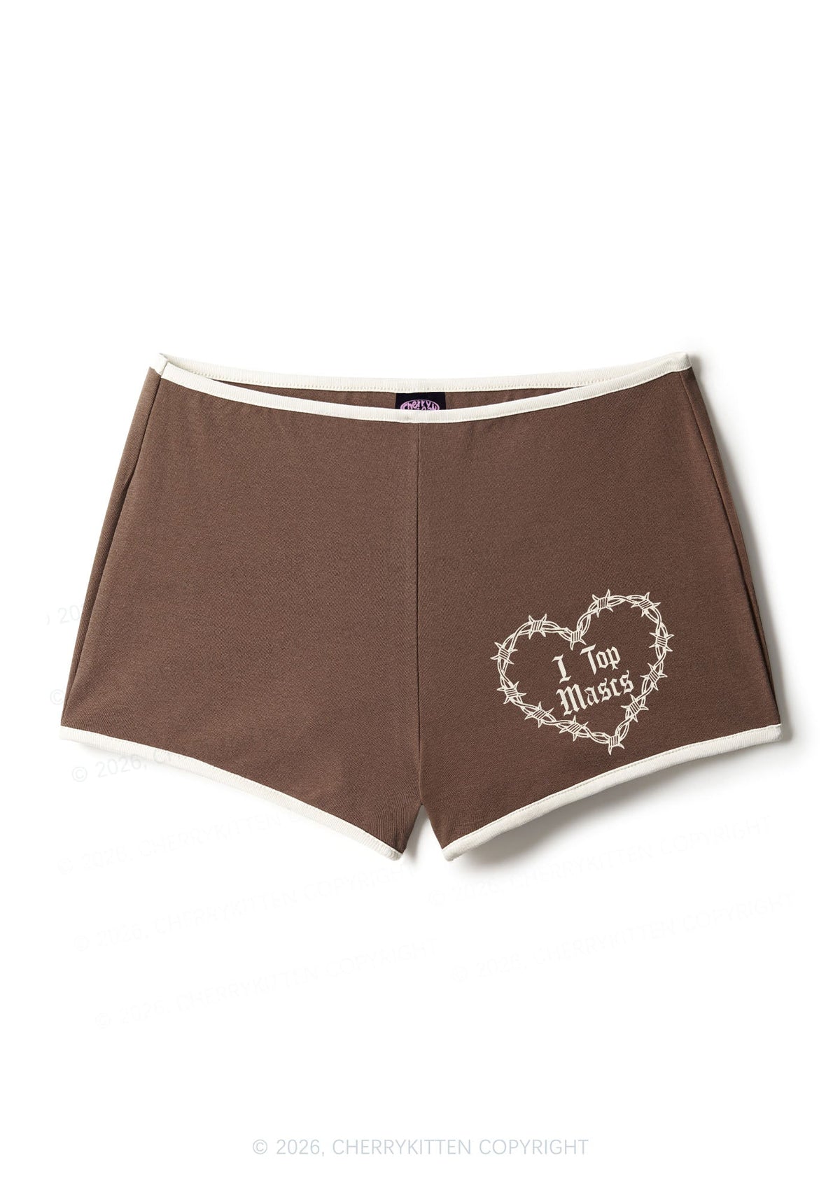 I Top Mascs Pride Y2K Booty Shorts Cherrykitten