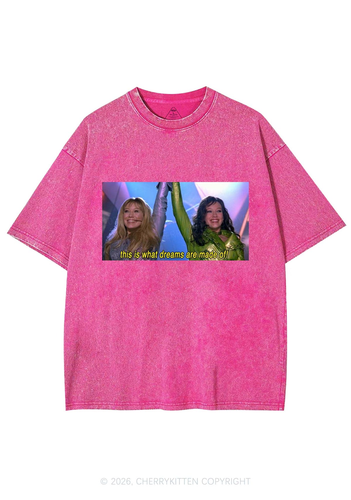 This Is What Dreams Are Y2K Shirts Washed Tee Cherrykitten