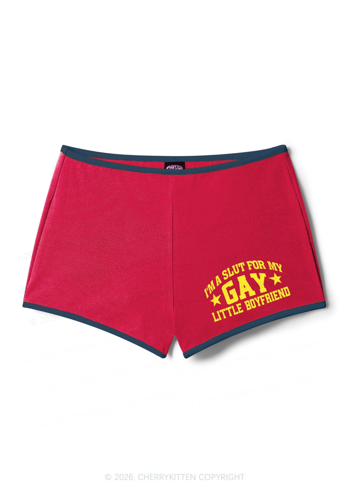 Im A Slxt For My Gay BF Pride Y2K Booty Shorts Cherrykitten