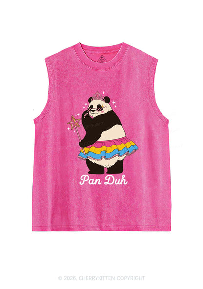 Pan Duh Pride Y2K Washed Muscle Tank Cherrykitten