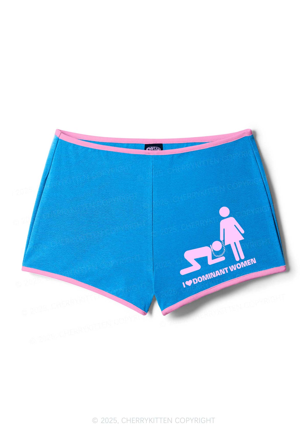I Love D Women Y2K Booty Shorts Cherrykitten