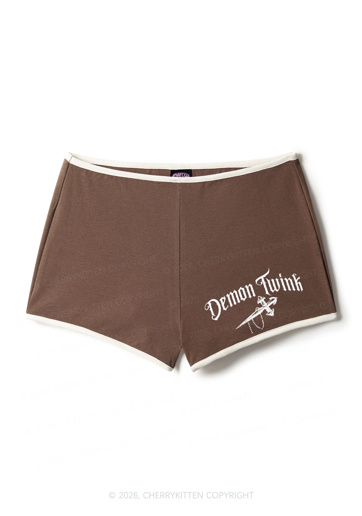 Demon Twink Pride Y2K Booty Shorts Cherrykitten
