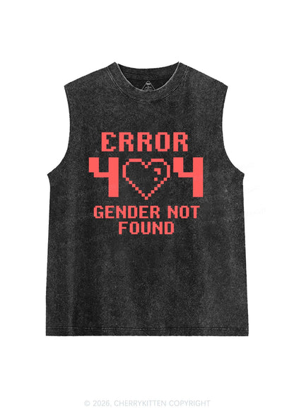 Gender Not Found Pride Y2K Washed Muscle Tank Cherrykitten
