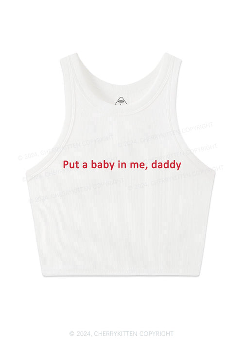 Put Baby In Me Y2K Crop Tank Top Cherrykitten