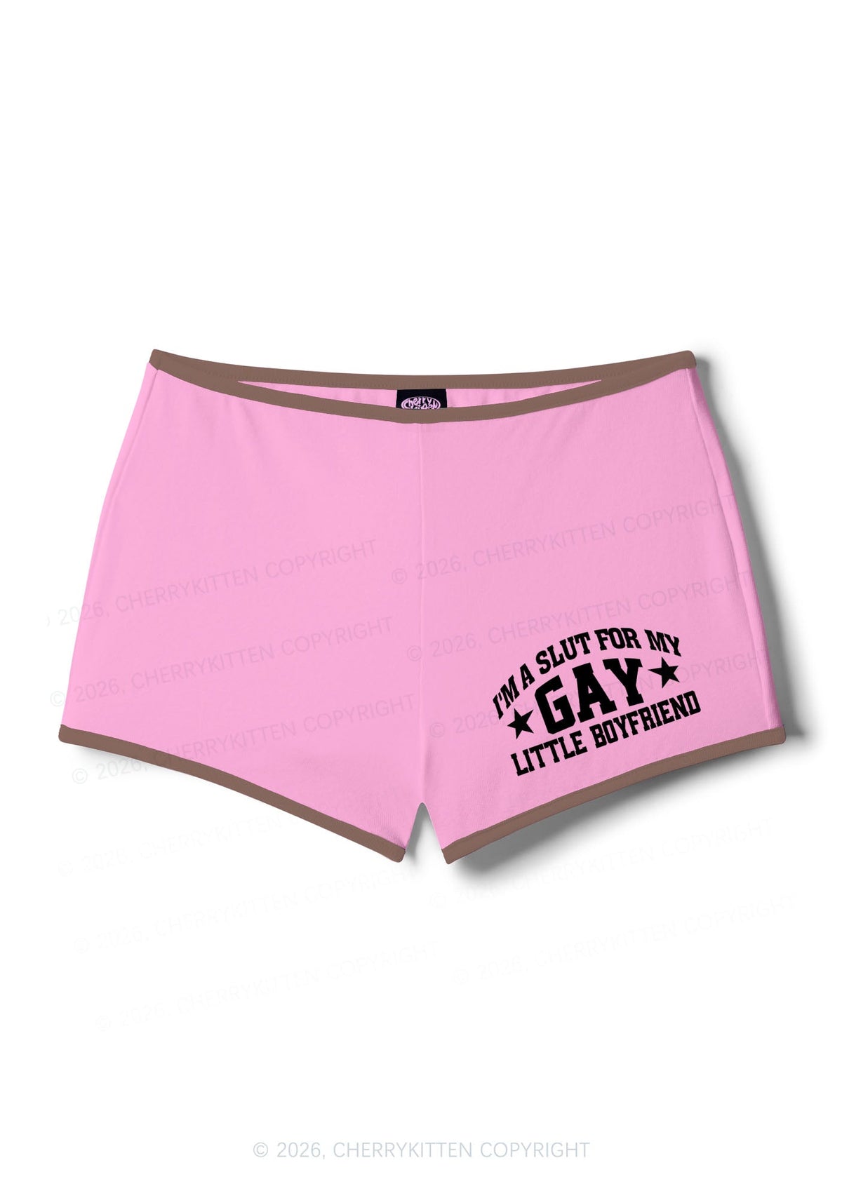Im A Slxt For My Gay BF Pride Y2K Booty Shorts Cherrykitten
