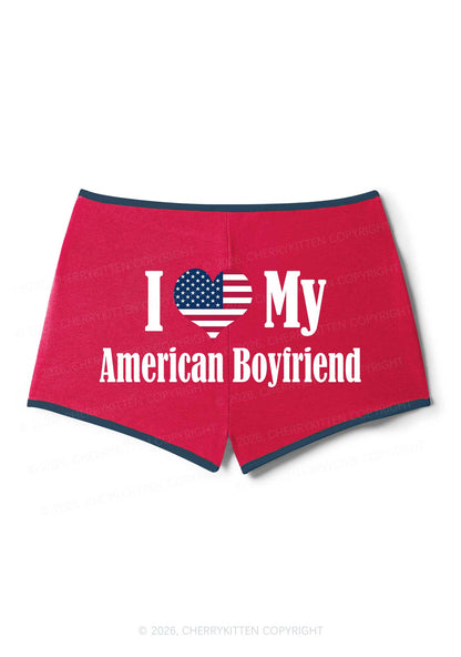 Custom Country Valentine's Day Y2K Booty Shorts Cherrykitten