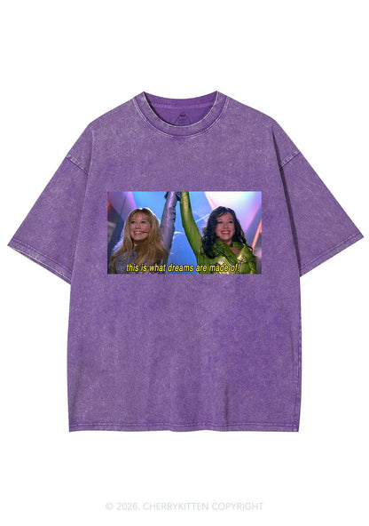 This Is What Dreams Are Y2K Shirts Washed Tee Cherrykitten