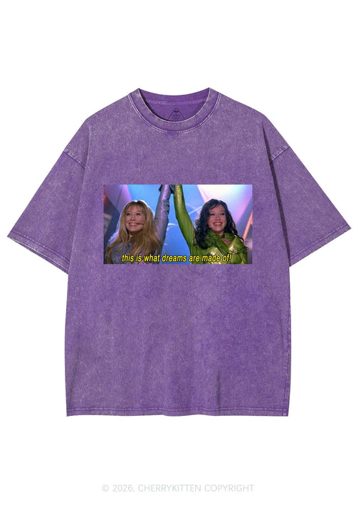 This Is What Dreams Are Y2K Shirts Washed Tee Cherrykitten