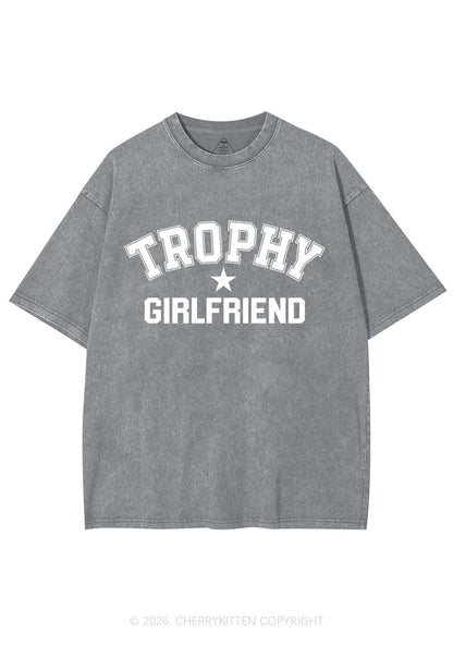 Trophy Girlfriend Y2K Shirts Washed Tee Cherrykitten