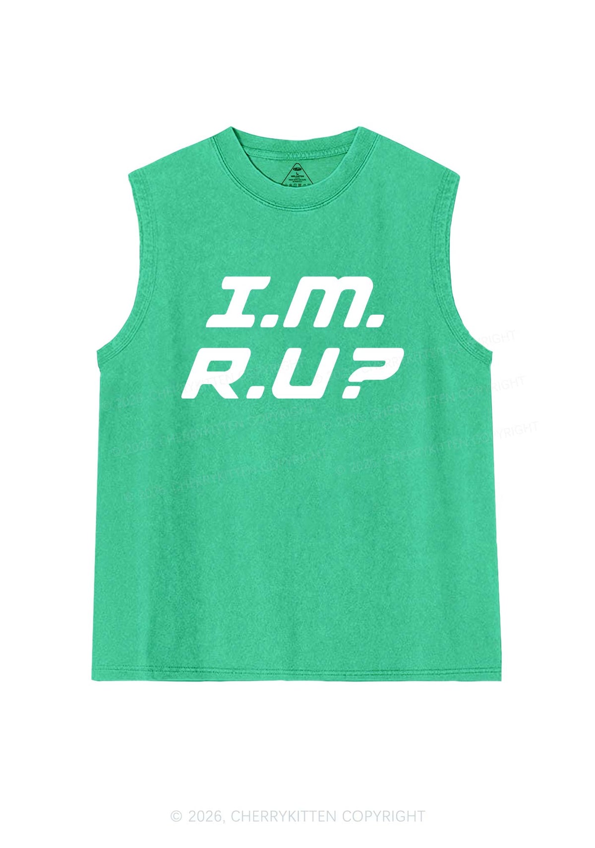 Im Ru Pride Y2K Washed Muscle Tank Cherrykitten