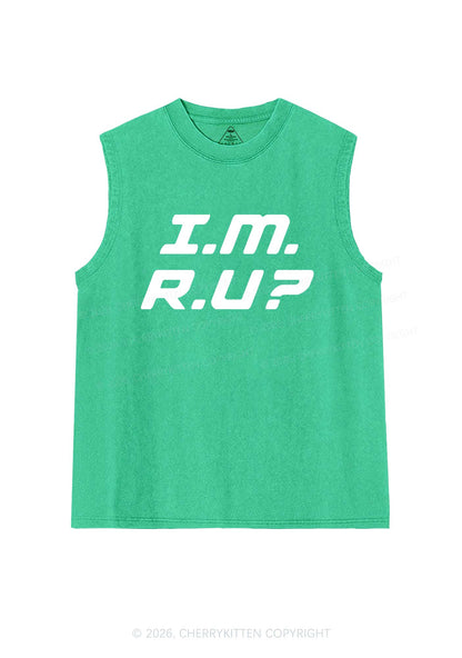 Im Ru Pride Y2K Washed Muscle Tank Cherrykitten
