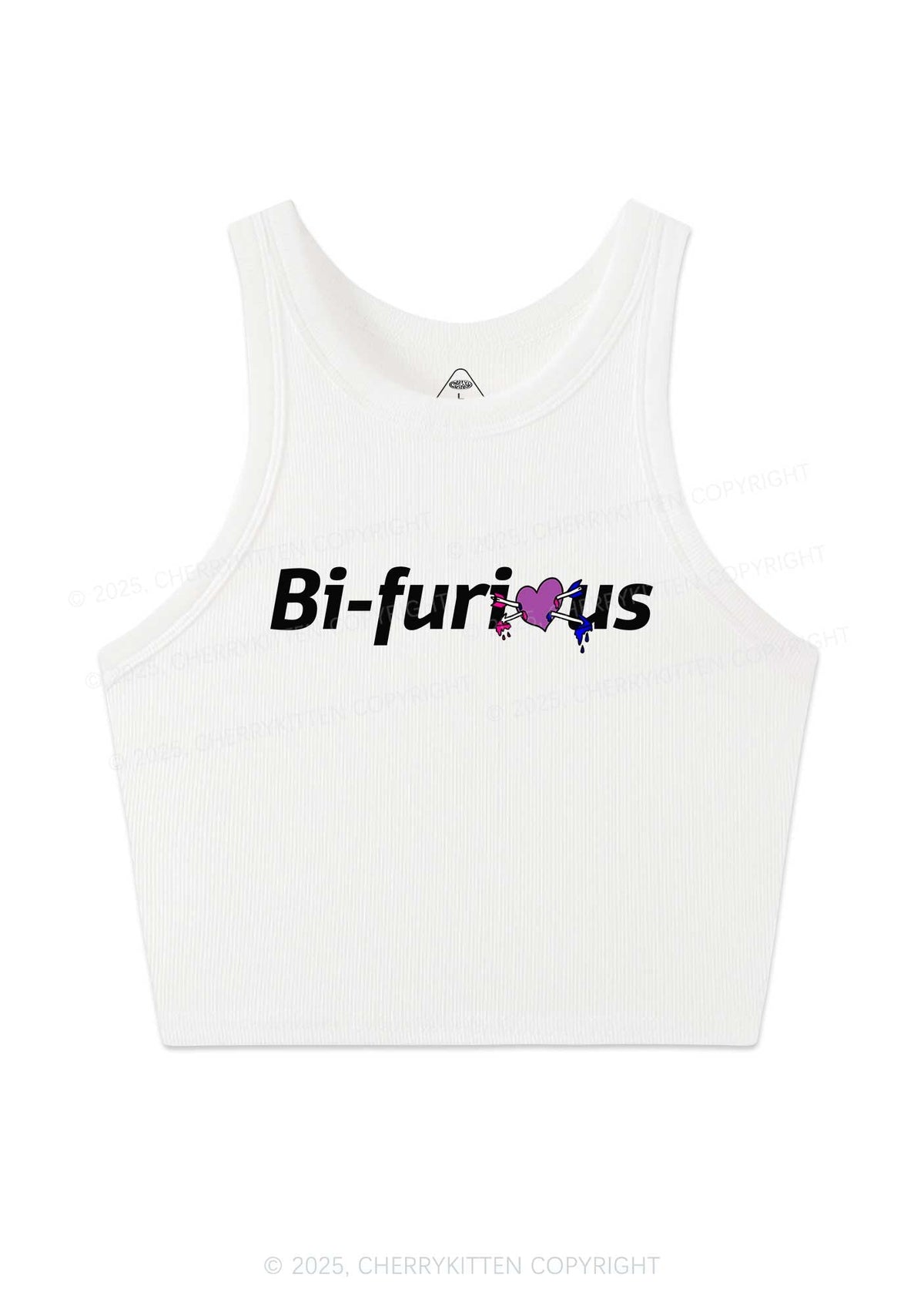 Bifurious Pride Y2K Crop Tank Top Cherrykitten
