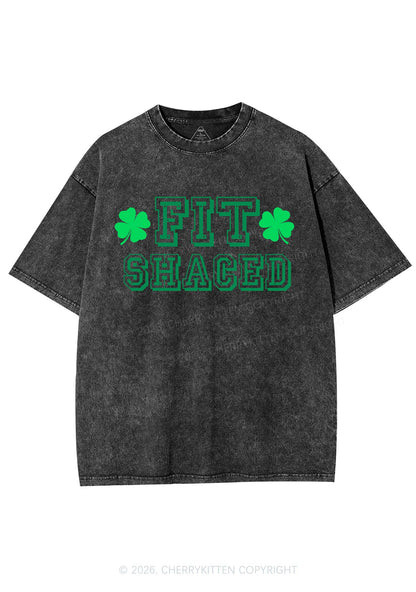 Fit Shaced St Patricks Y2K Shirts Washed Tee Cherrykitten