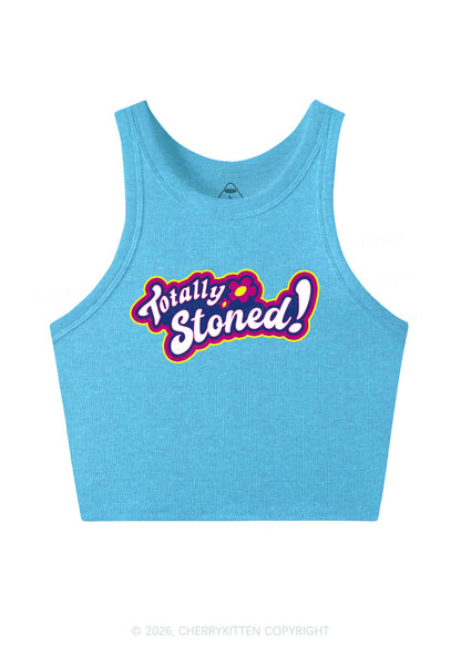 Totally Stoned Y2K Crop Tank Top Cherrykitten