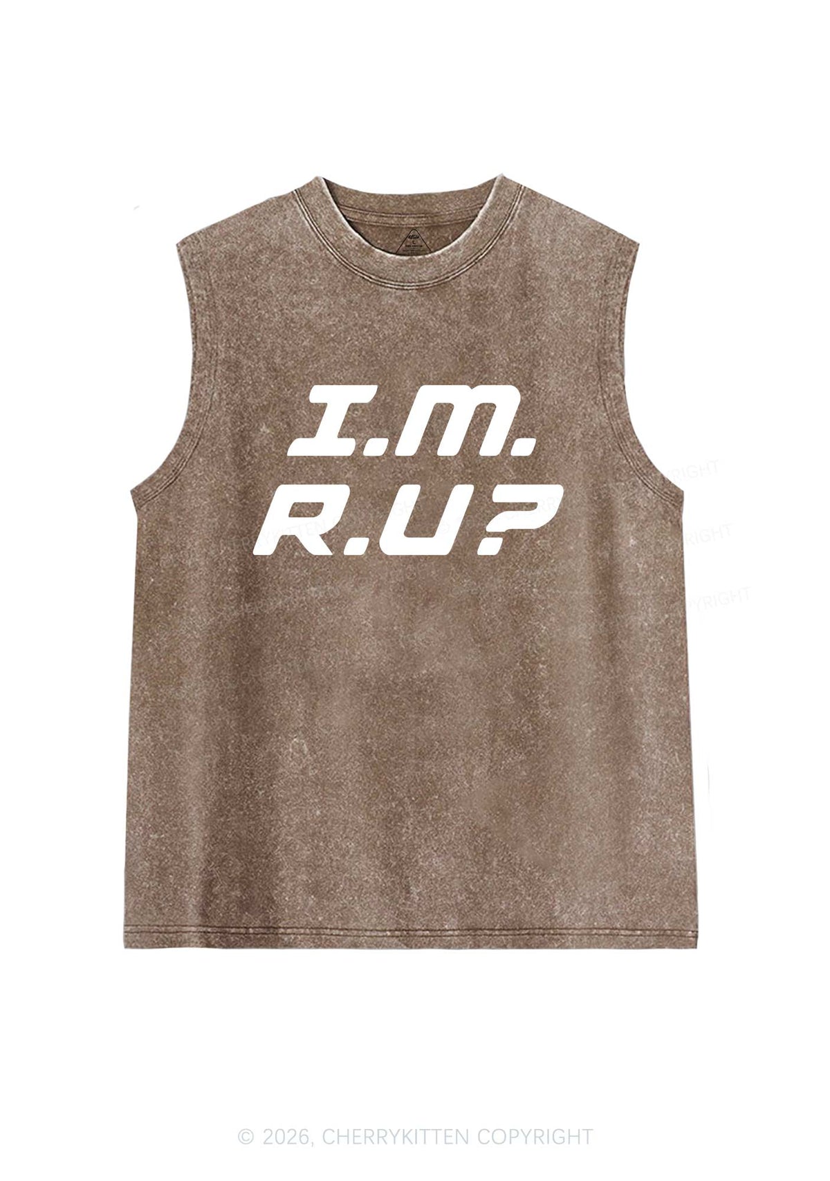 Im Ru Pride Y2K Washed Muscle Tank Cherrykitten