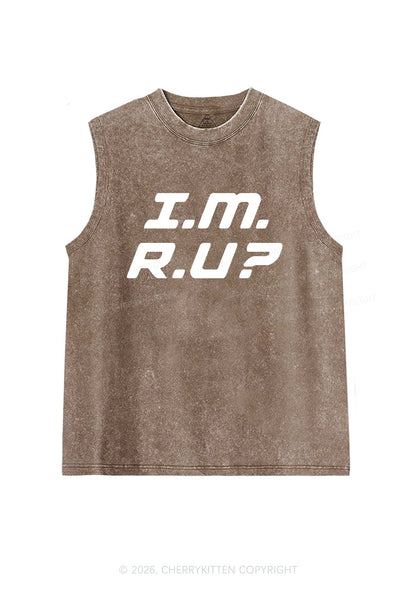Im Ru Pride Y2K Washed Muscle Tank Cherrykitten