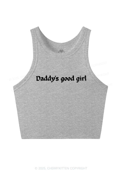 Daddys Good Girl Y2K Crop Tank Top Cherrykitten