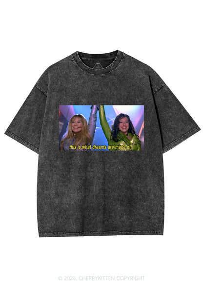 This Is What Dreams Are Y2K Shirts Washed Tee Cherrykitten
