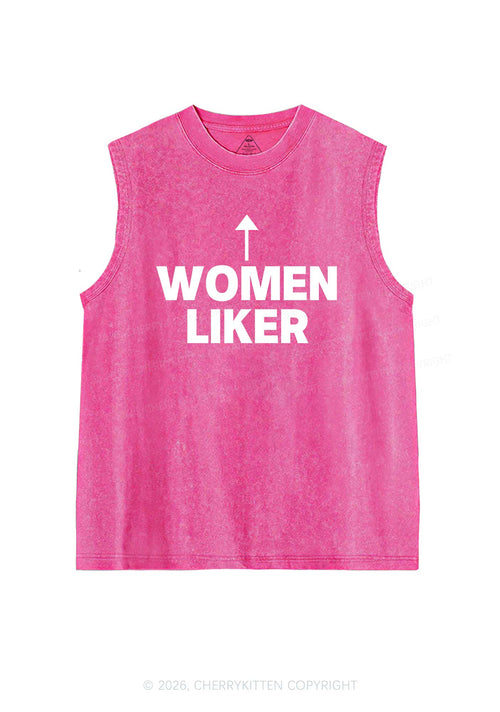 Women Liker Pride Y2K Washed Muscle Tank Cherrykitten