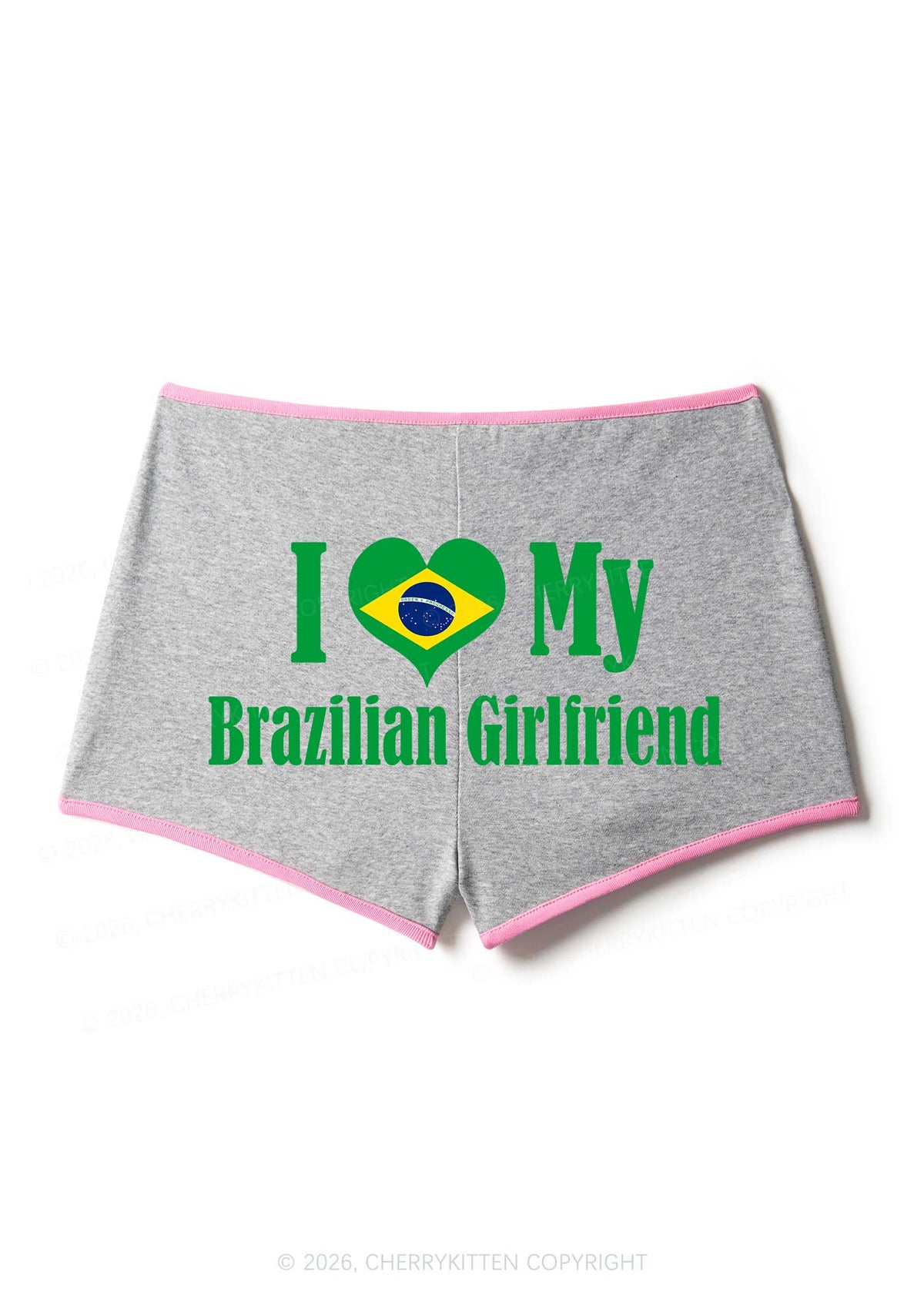 Custom Country Valentine's Day Y2K Booty Shorts Cherrykitten