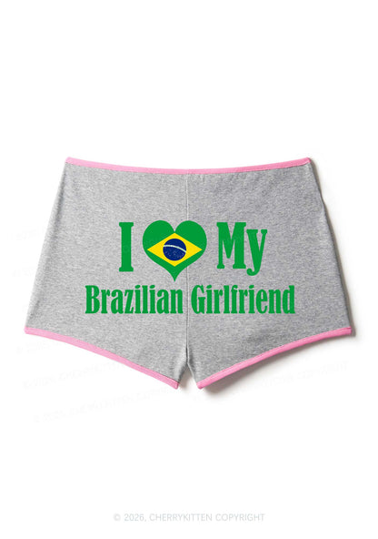 Custom Country Valentine's Day Y2K Booty Shorts Cherrykitten