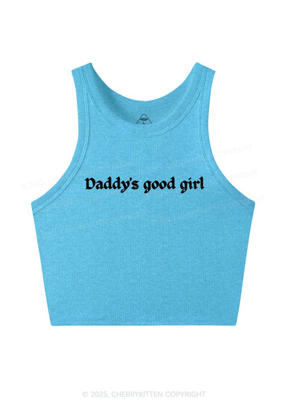 Daddys Good Girl Y2K Crop Tank Top Cherrykitten