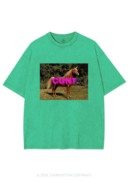 Custom Photo Cxxt Y2K Shirts Washed Tee Cherrykitten