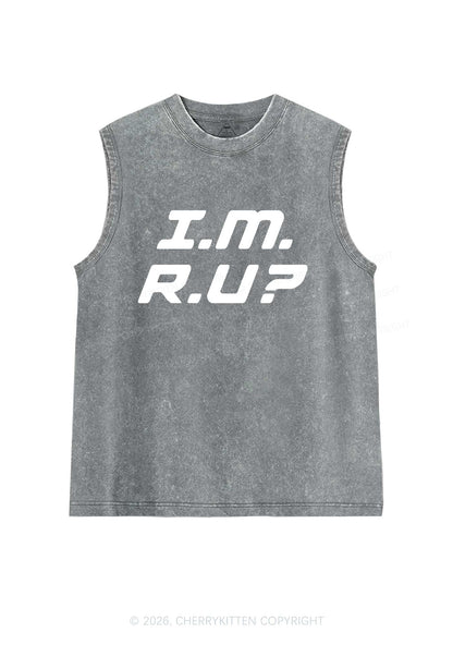 Im Ru Pride Y2K Washed Muscle Tank Cherrykitten
