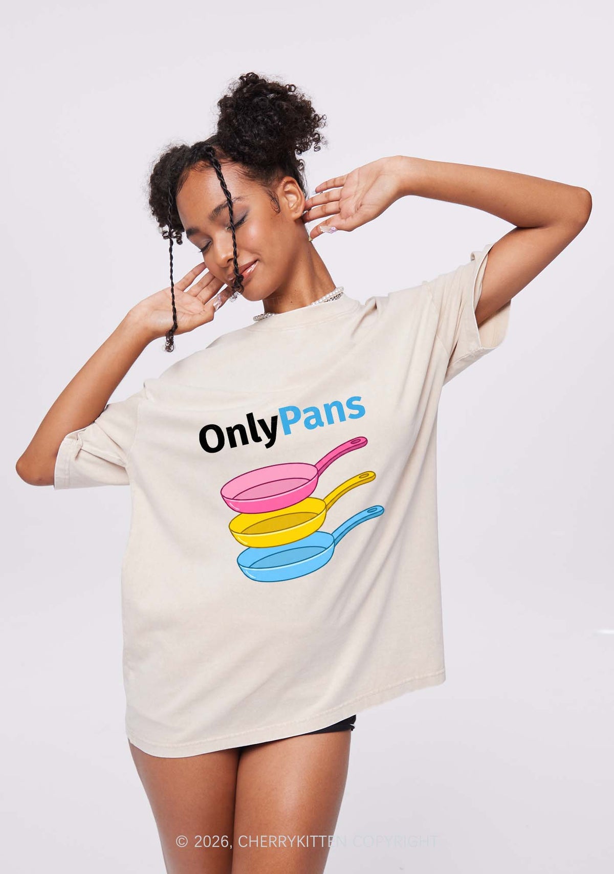 Only Pans Pride Y2K Shirts Washed Tee Cherrykitten