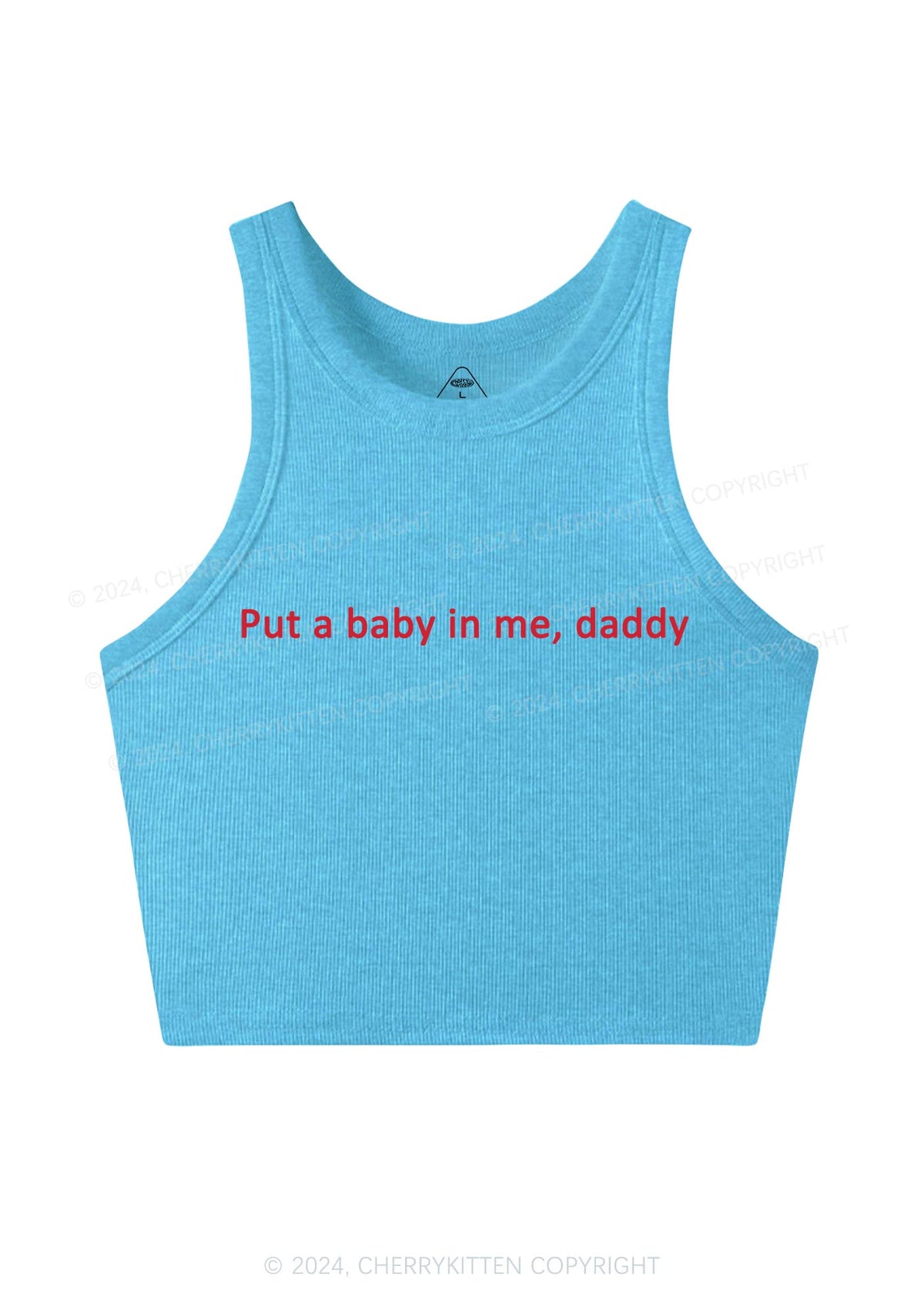 Put Baby In Me Y2K Crop Tank Top Cherrykitten