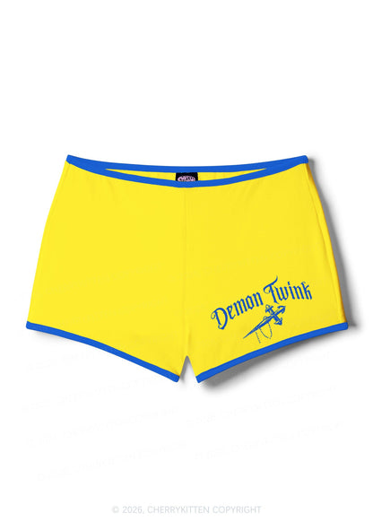 Demon Twink Pride Y2K Booty Shorts Cherrykitten