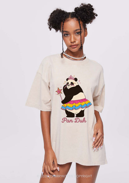 Pan Duh Pride Y2K Shirts Washed Tee Cherrykitten