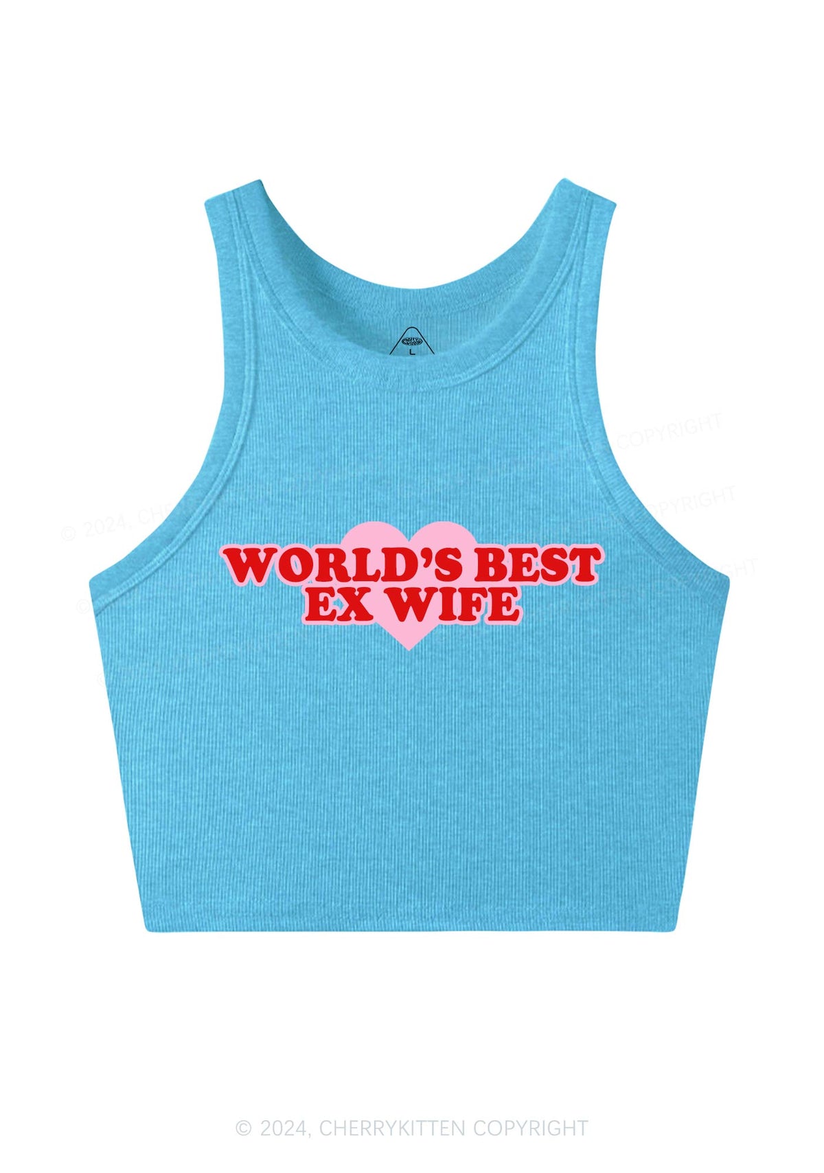 Best Ex Wife Y2K Crop Tank Top Cherrykitten