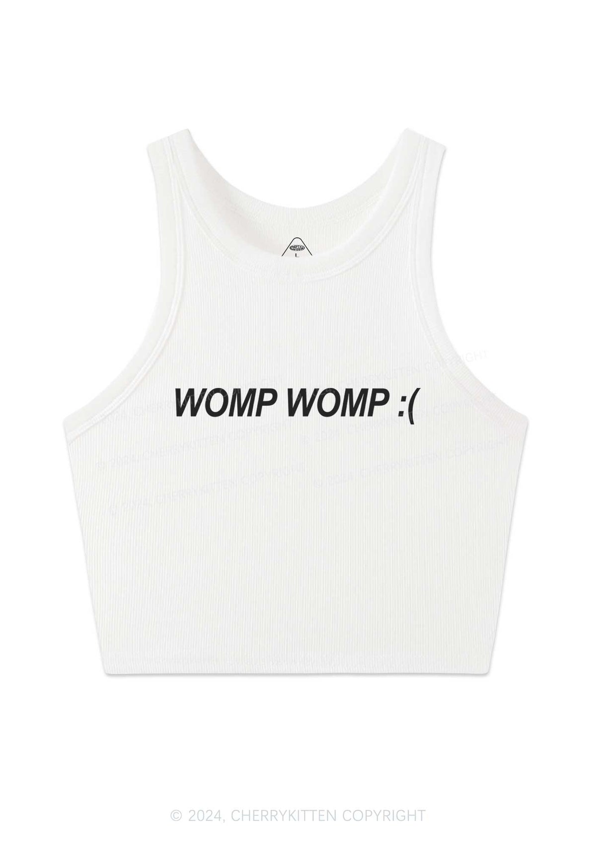 Womp Womp Y2K Crop Tank Top Cherrykitten