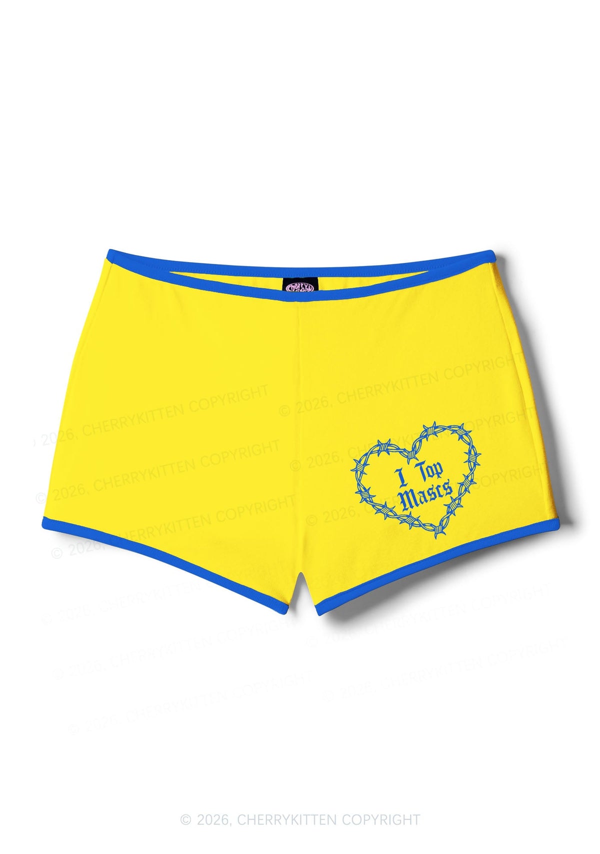 I Top Mascs Pride Y2K Booty Shorts Cherrykitten