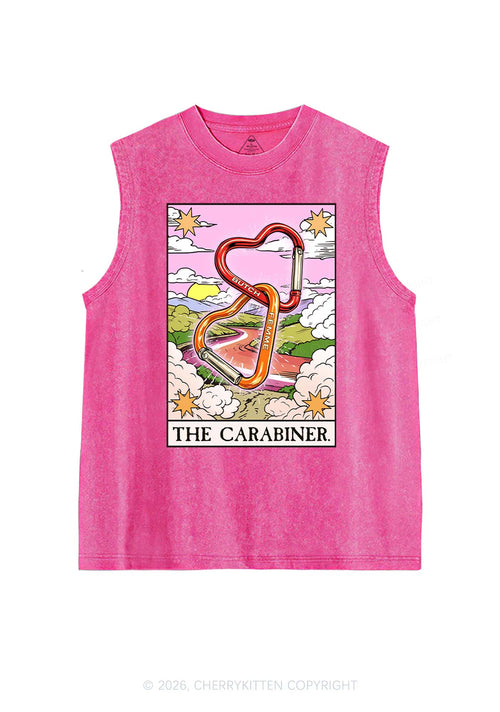 The Carabiner Tarot Pride Y2K Washed Muscle Tank Cherrykitten