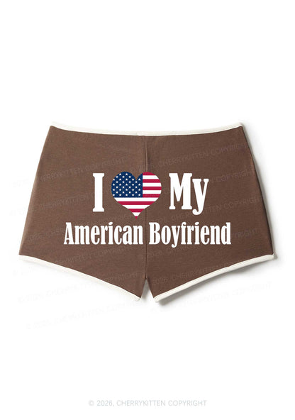 Custom Country Valentine's Day Y2K Booty Shorts Cherrykitten