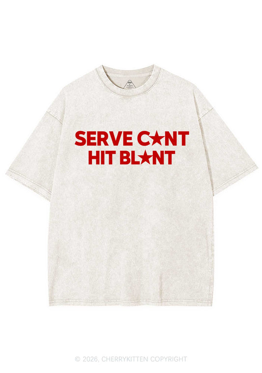 Serve Cxxt Hit Blunt Y2K Shirts Washed Tee Cherrykitten