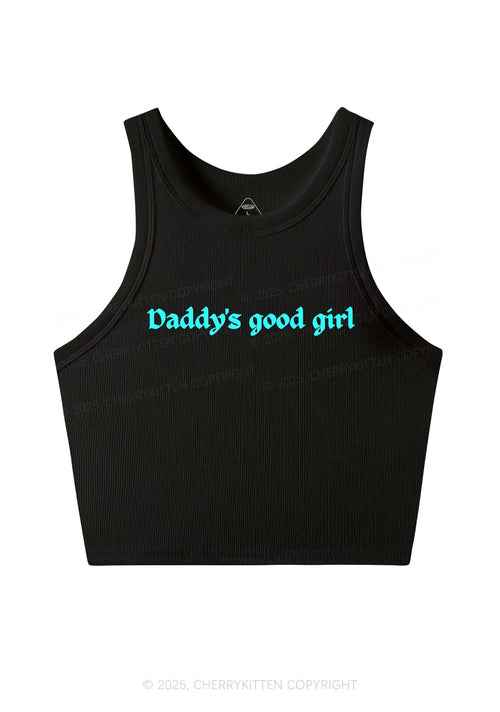 Daddys Good Girl Y2K Crop Tank Top Cherrykitten