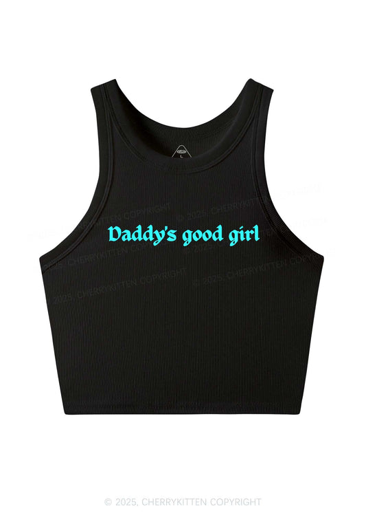 Daddys Good Girl Y2K Crop Tank Top Cherrykitten