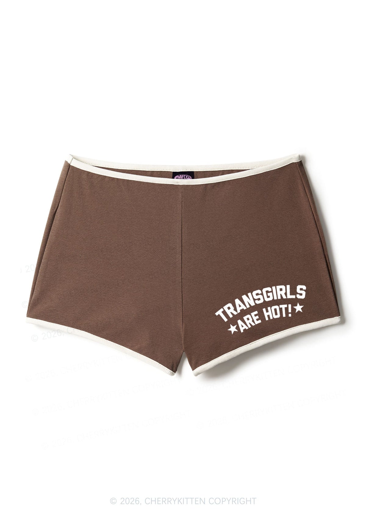 Transgirls Are Hot Pride Y2K Booty Shorts Cherrykitten