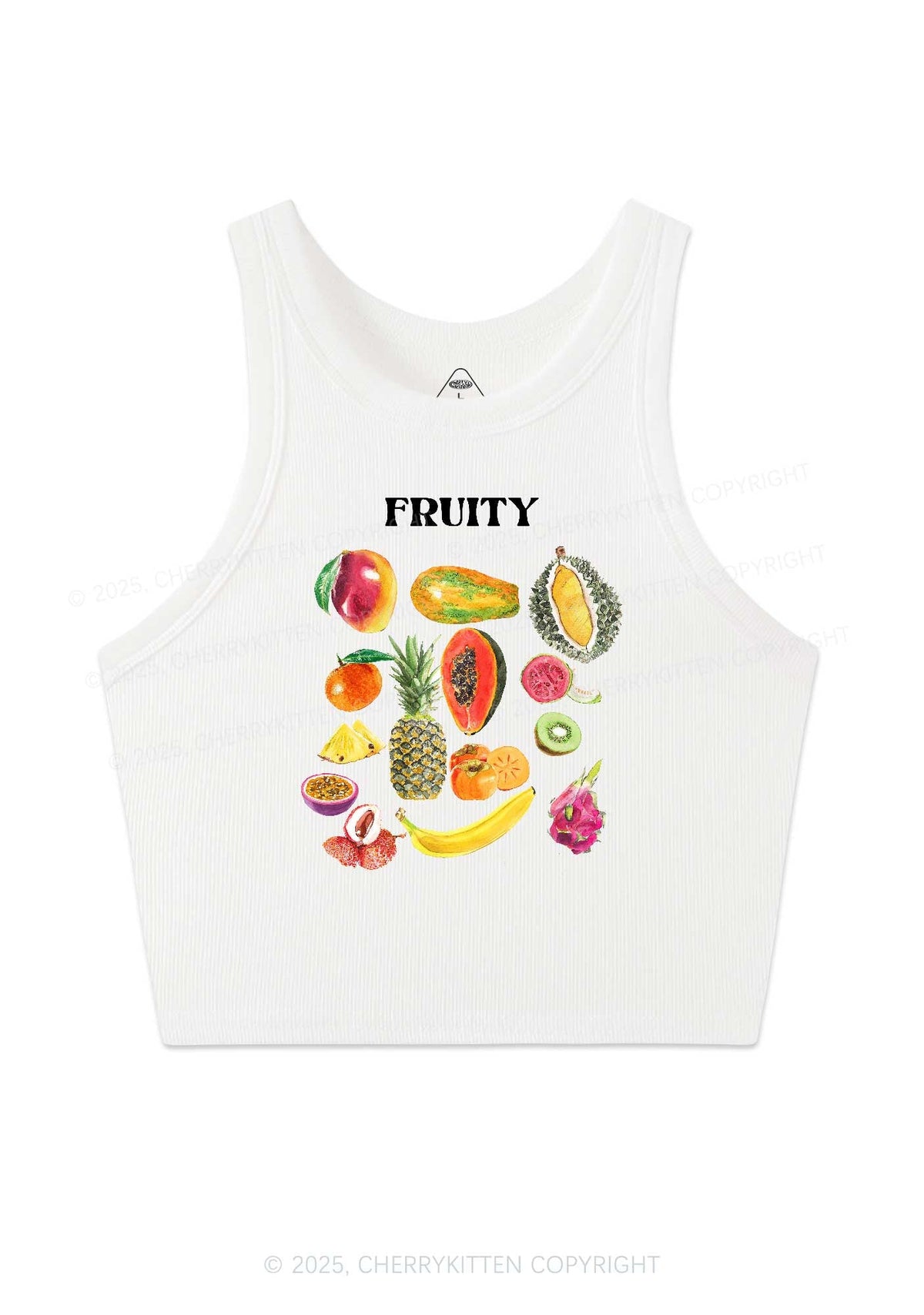 Fruity Y2K Crop Tank Top Cherrykitten