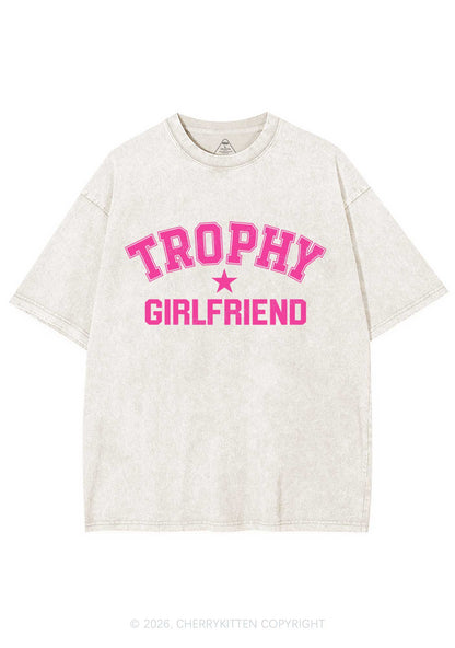 Trophy Girlfriend Y2K Shirts Washed Tee Cherrykitten