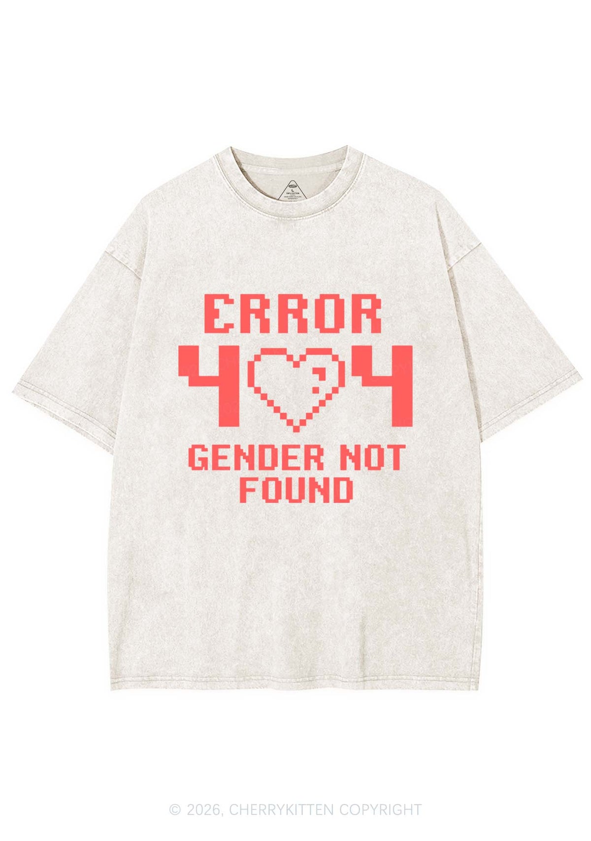 Gender Not Found Pride Y2K Shirts Washed Tee Cherrykitten