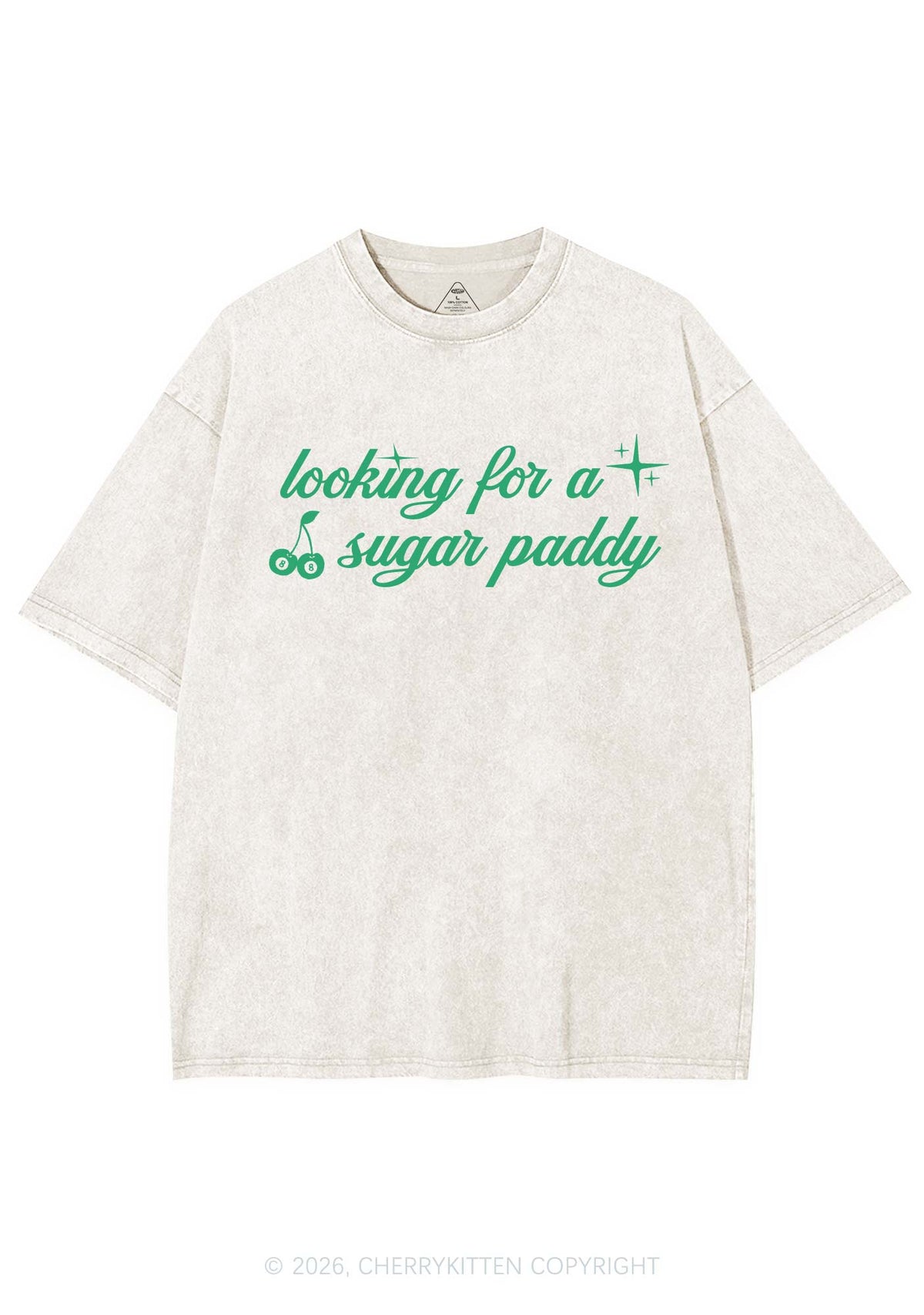 Looking For A Sugar Paddy St Patricks Y2K Shirts Washed Tee Cherrykitten