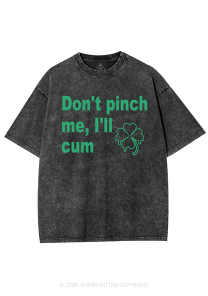 Dont Pinch Me St Patricks Y2K Shirts Washed Tee Cherrykitten