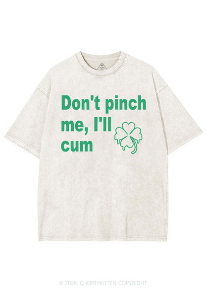 Dont Pinch Me St Patricks Y2K Shirts Washed Tee Cherrykitten